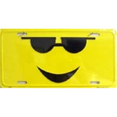 POWER HOUSE Sunglasses Cool Smiley License Plate- x081 PO125632
